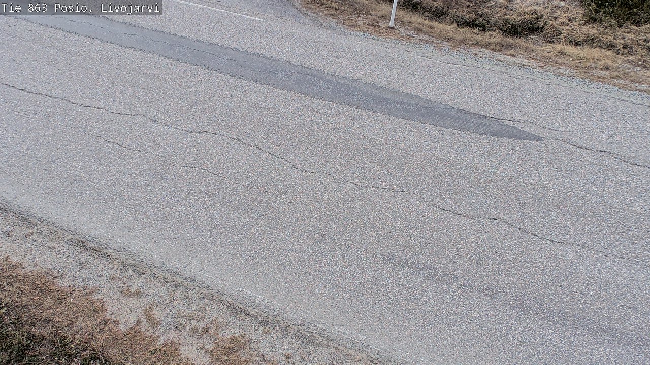 Weather Camera Image Road 863 Livojärvi, Posio, Lappi