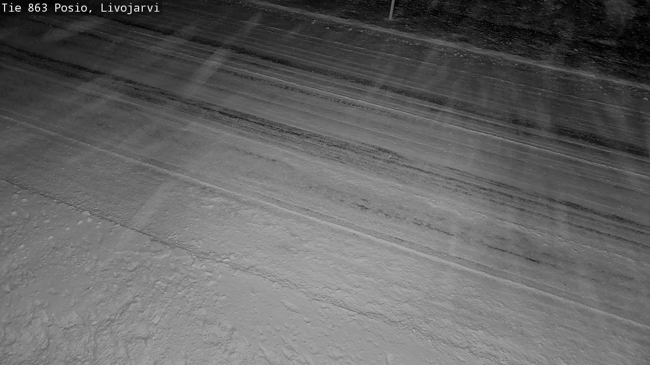 Weather Camera Image Road 863 Livojärvi, Posio, Lappi