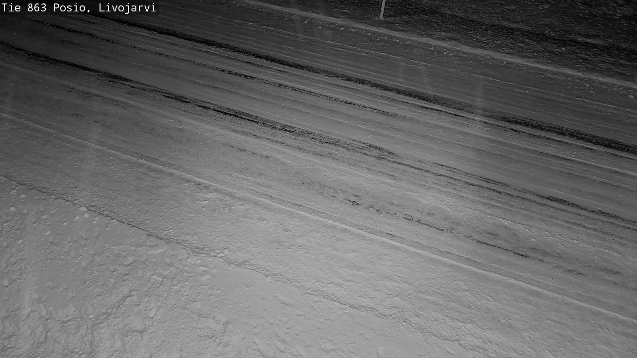 Weather Camera Image Road 863 Livojärvi, Posio, Lappi