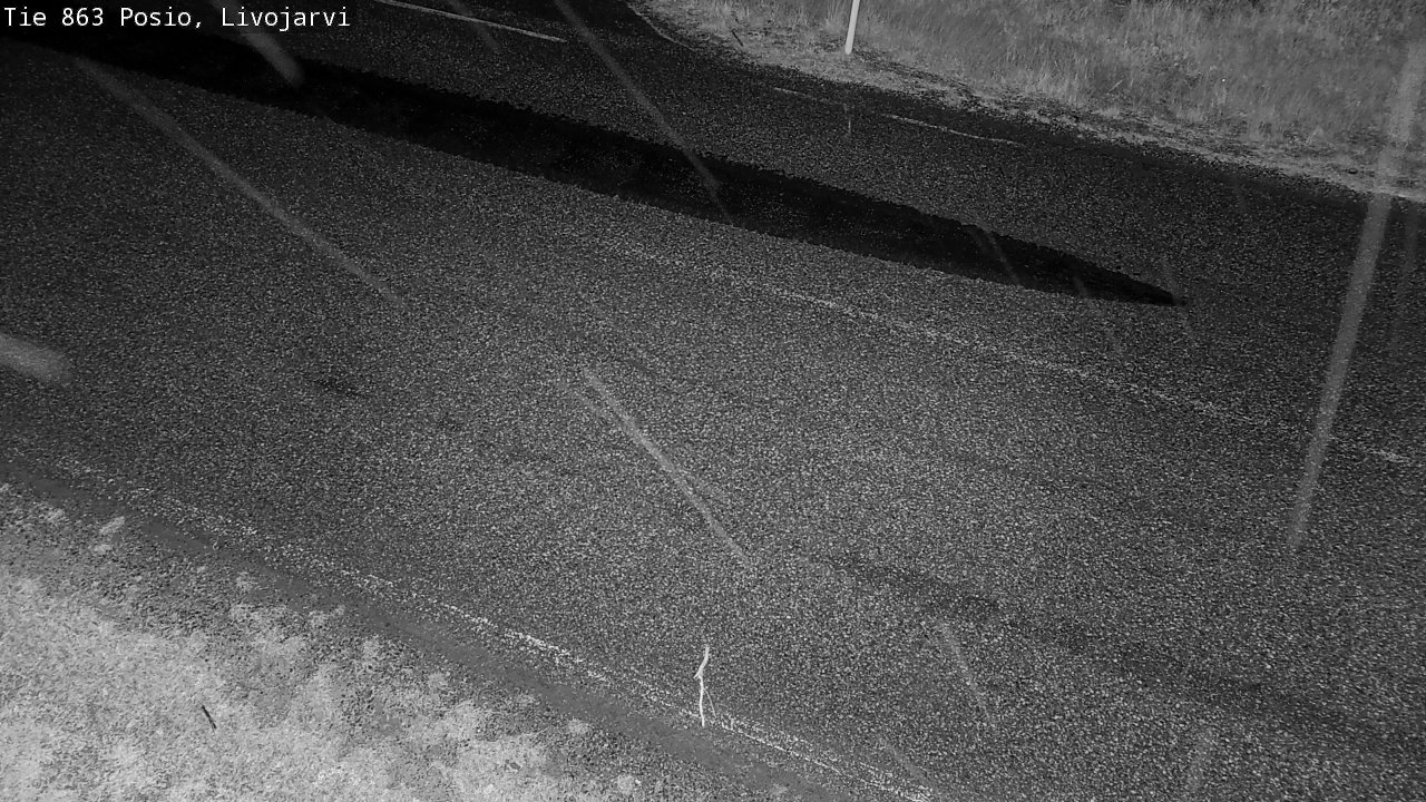 Weather Camera Image Väg 863 Livojärvi, Posio, Lappi