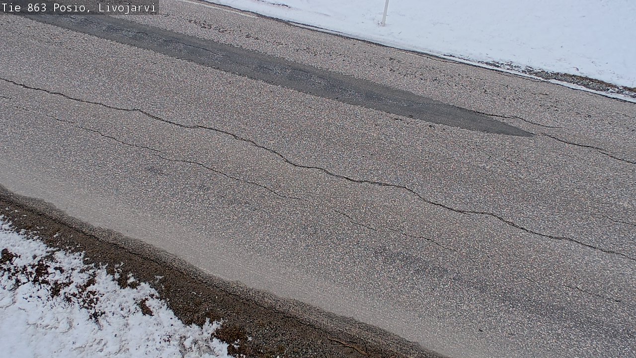 Weather Camera Image Road 863 Livojärvi, Posio, Lappi