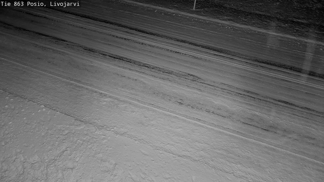 Weather Camera Image Road 863 Livojärvi, Posio, Lappi