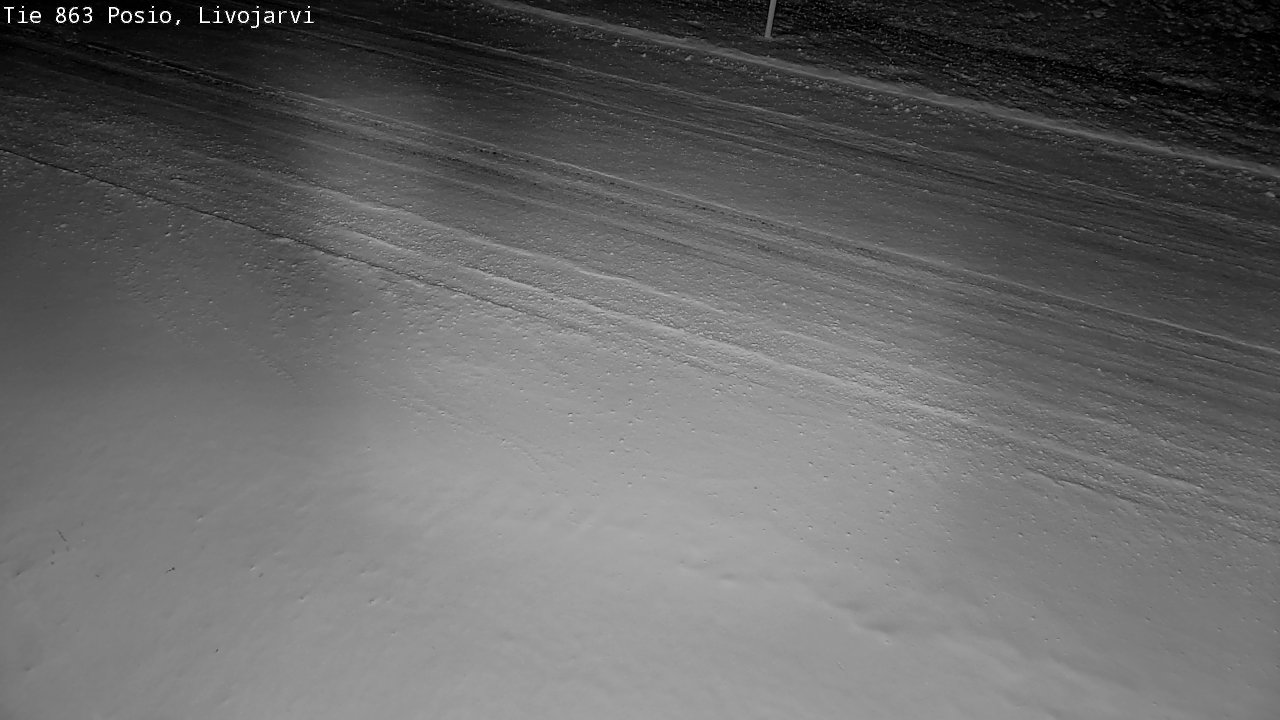 Weather Camera Image Road 863 Livojärvi, Posio, Lappi