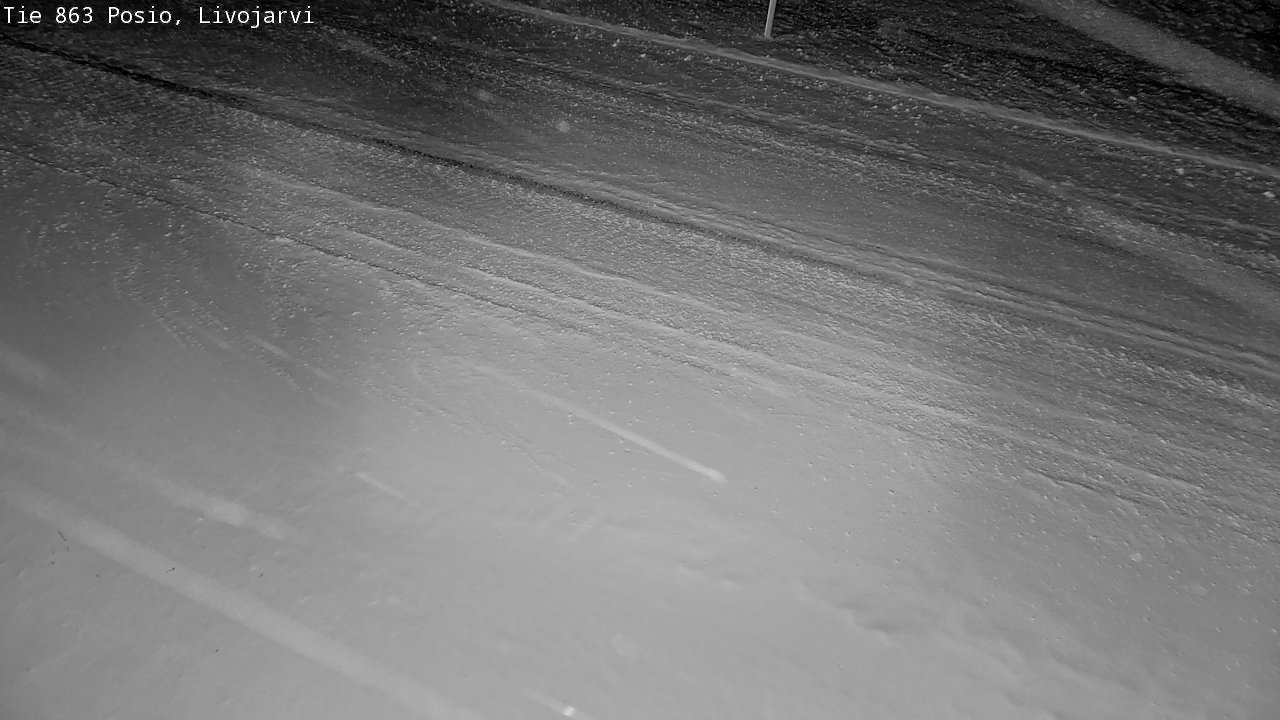 Weather Camera Image Road 863 Livojärvi, Posio, Lappi