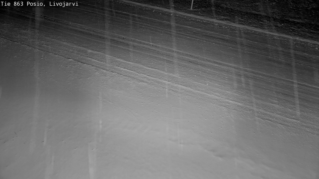 Weather Camera Image Road 863 Livojärvi, Posio, Lappi