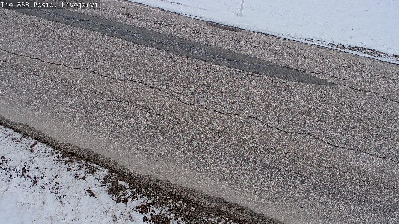 Weather Camera Image Road 863 Livojärvi, Posio, Lappi