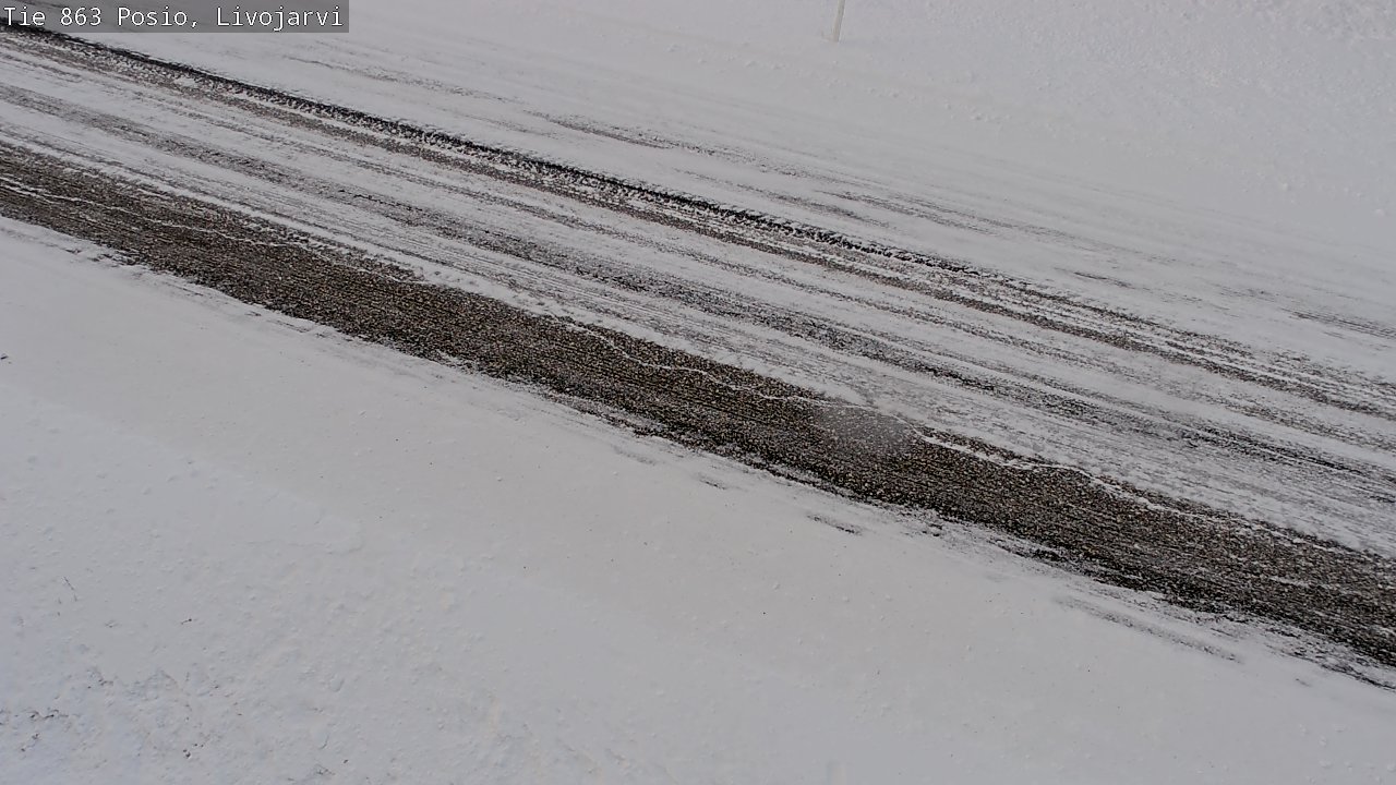 Weather Camera Image Road 863 Livojärvi, Posio, Lappi