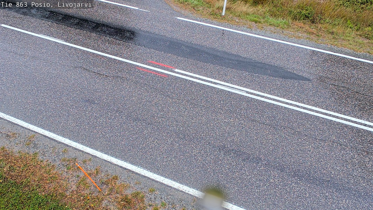Weather Camera Image Road 863 Livojärvi, Posio, Lappi