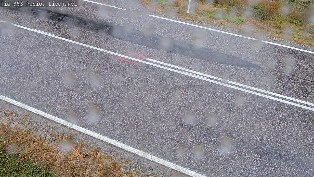 Weather Camera Image Väg 863 Livojärvi, Posio, Lappi
