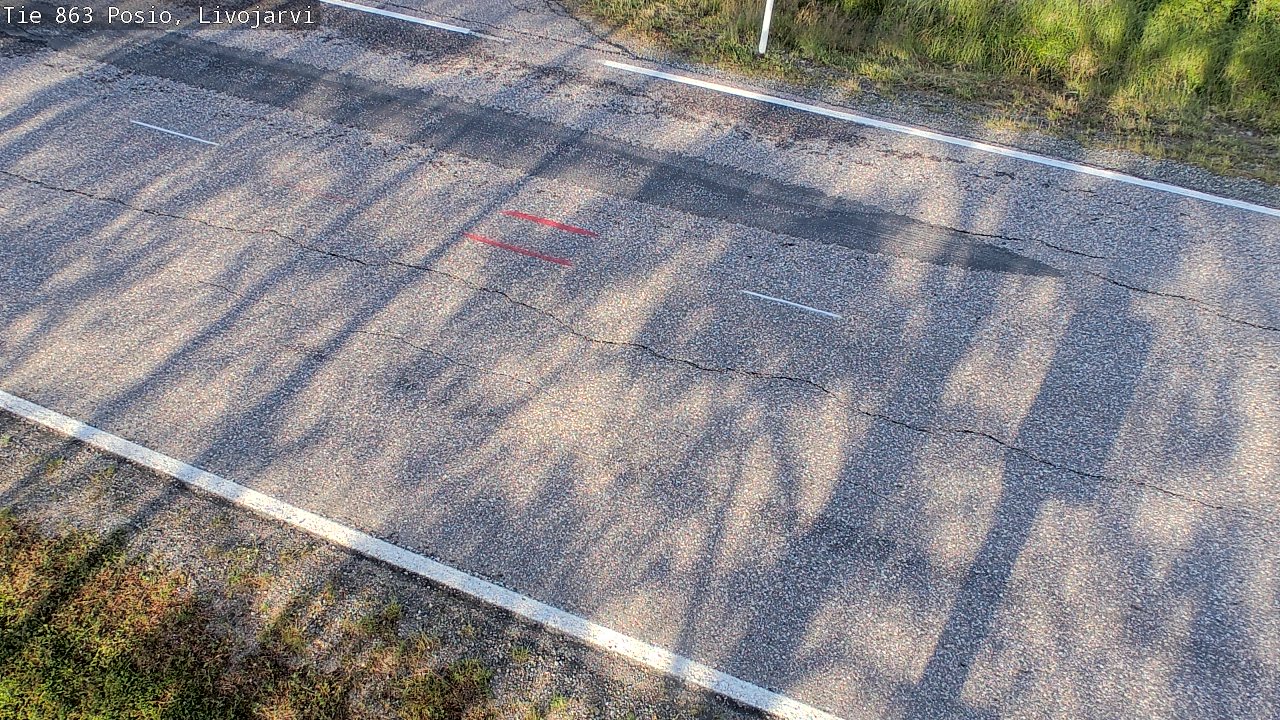Weather Camera Image Road 863 Livojärvi, Posio, Lappi