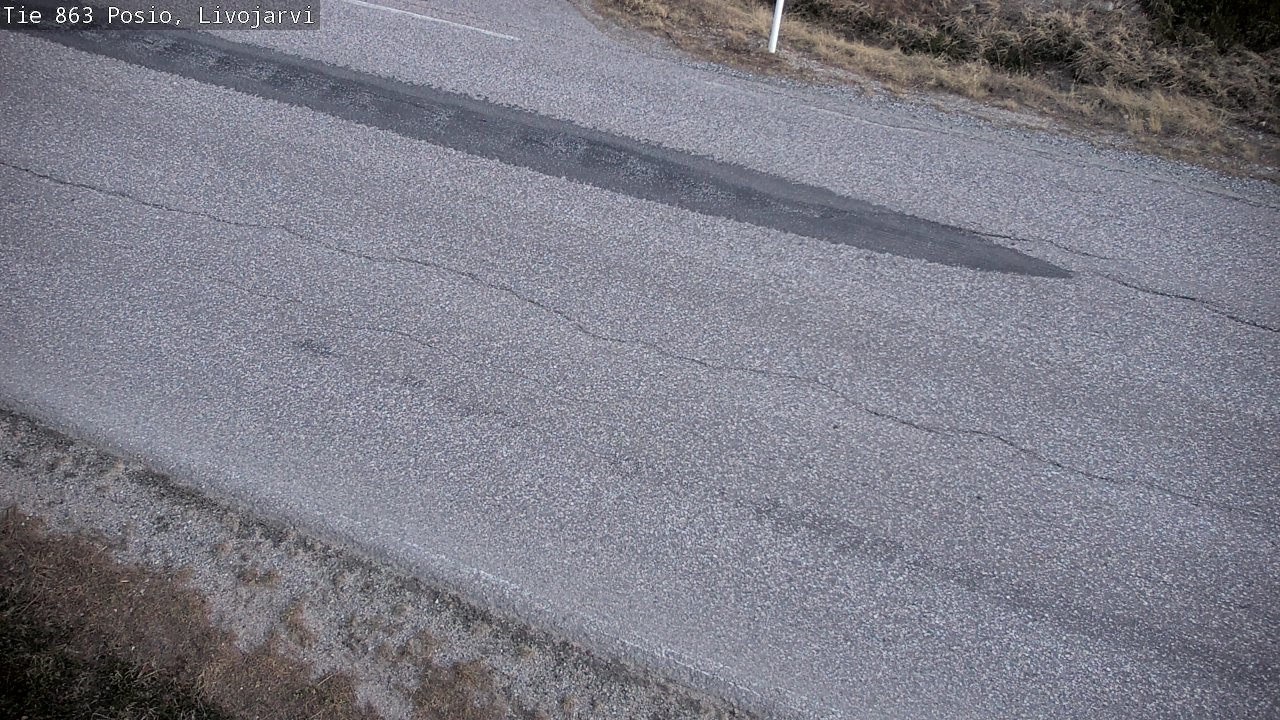 Weather Camera Image Road 863 Livojärvi, Posio, Lappi