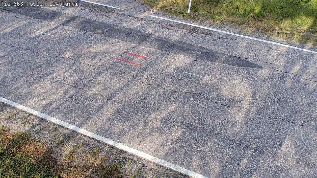 Weather Camera Image Road 863 Livojärvi, Posio, Lappi