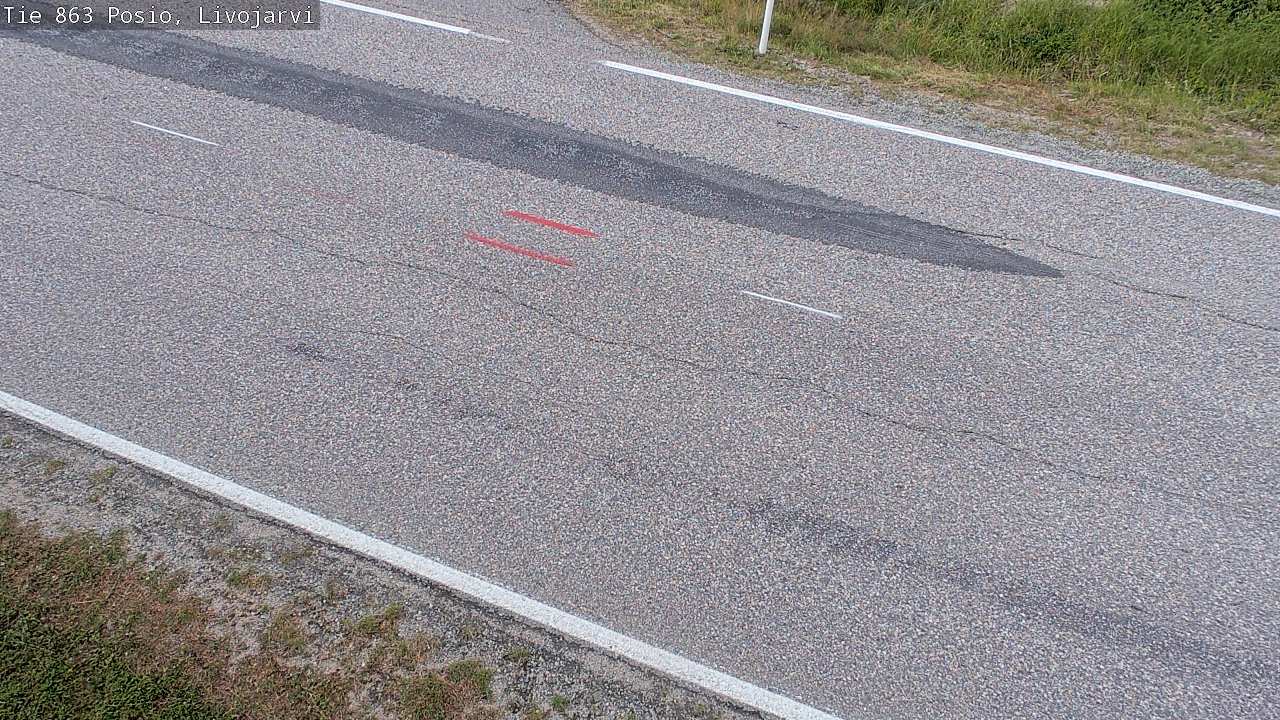 Weather Camera Image Road 863 Livojärvi, Posio, Lappi