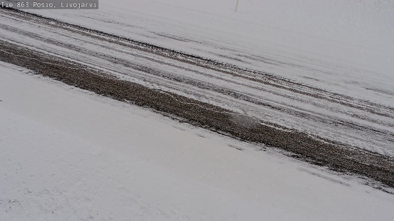 Weather Camera Image Road 863 Livojärvi, Posio, Lappi