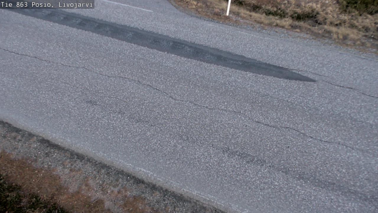 Weather Camera Image Road 863 Livojärvi, Posio, Lappi