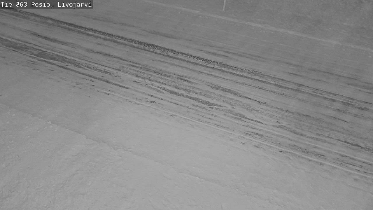 Weather Camera Image Road 863 Livojärvi, Posio, Lappi