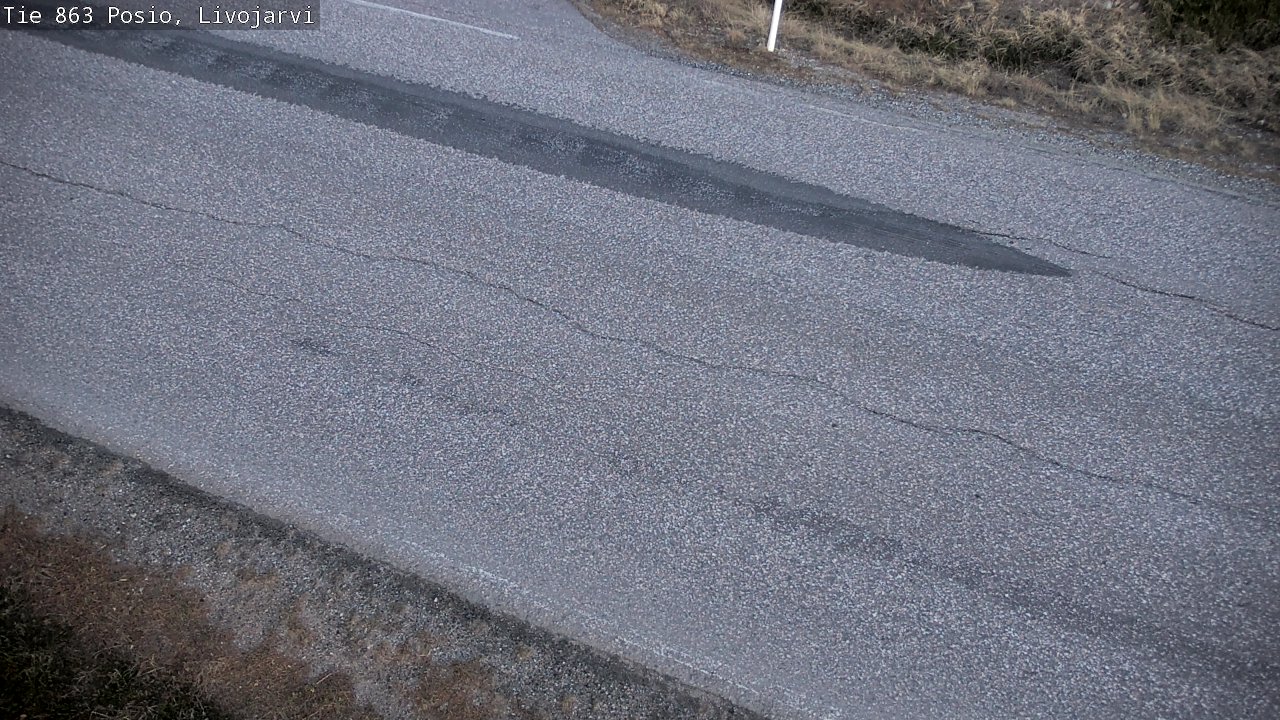 Weather Camera Image Road 863 Livojärvi, Posio, Lappi