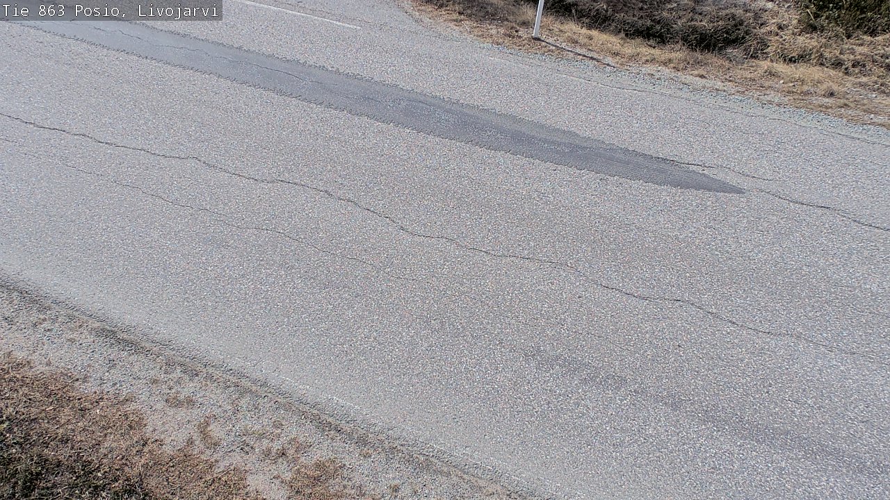 Weather Camera Image Road 863 Livojärvi, Posio, Lappi