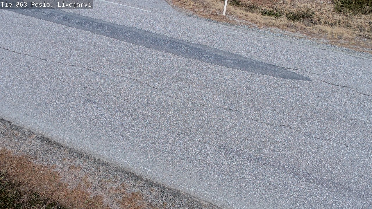 Weather Camera Image Väg 863 Livojärvi, Posio, Lappi
