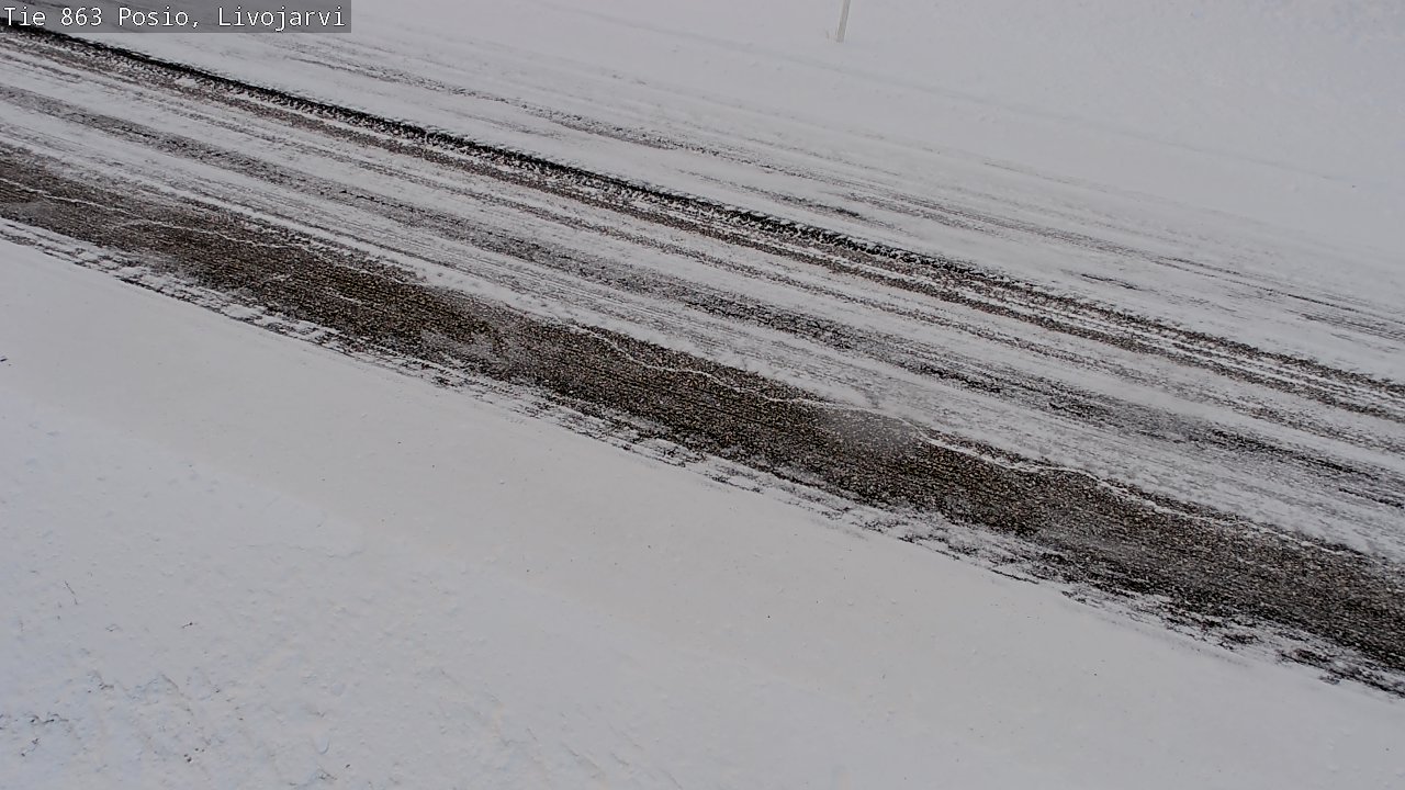Weather Camera Image Road 863 Livojärvi, Posio, Lappi