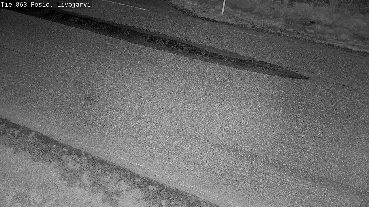 Weather Camera Image Road 863 Livojärvi, Posio, Lappi
