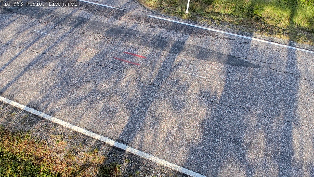 Weather Camera Image Road 863 Livojärvi, Posio, Lappi
