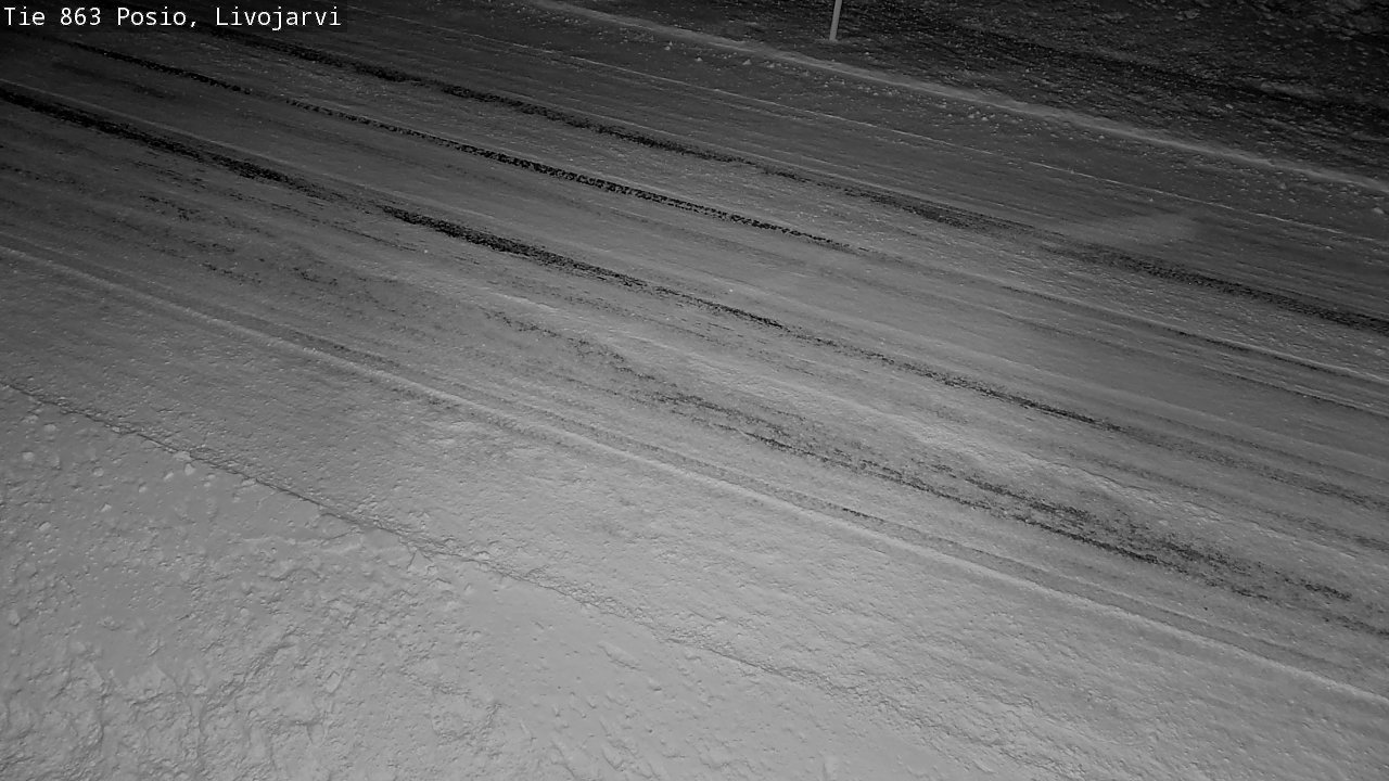 Weather Camera Image Road 863 Livojärvi, Posio, Lappi