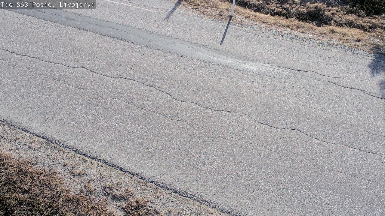 Weather Camera Image Road 863 Livojärvi, Posio, Lappi