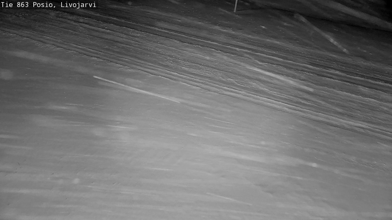 Weather Camera Image Road 863 Livojärvi, Posio, Lappi