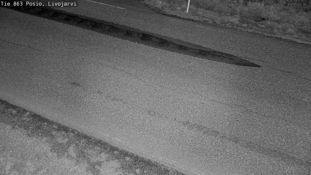 Weather Camera Image Road 863 Livojärvi, Posio, Lappi
