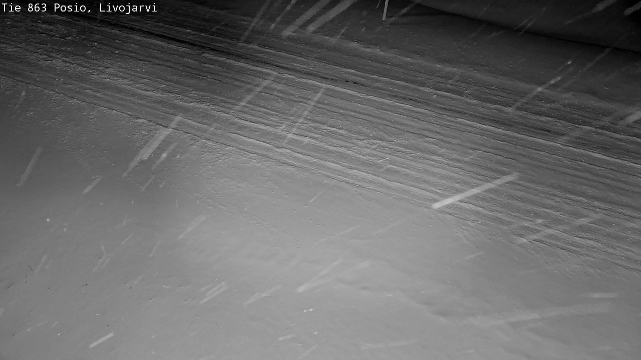 Weather Camera Image Road 863 Livojärvi, Posio, Lappi