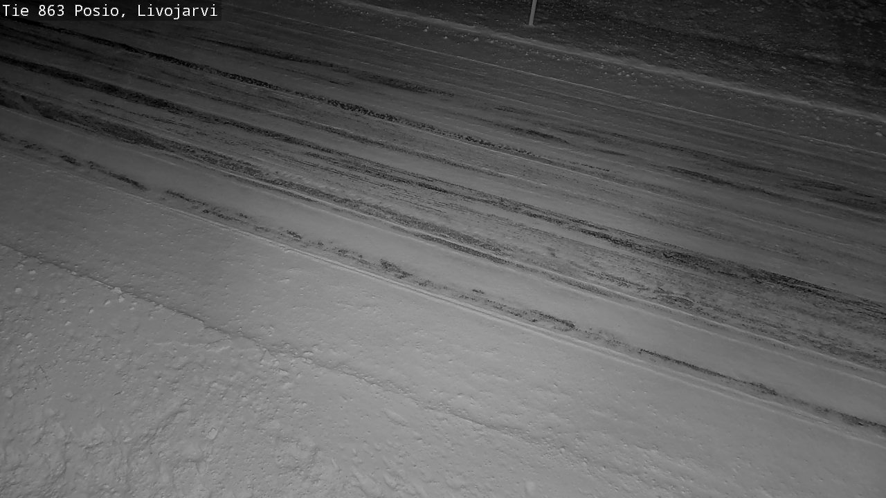 Weather Camera Image Road 863 Livojärvi, Posio, Lappi