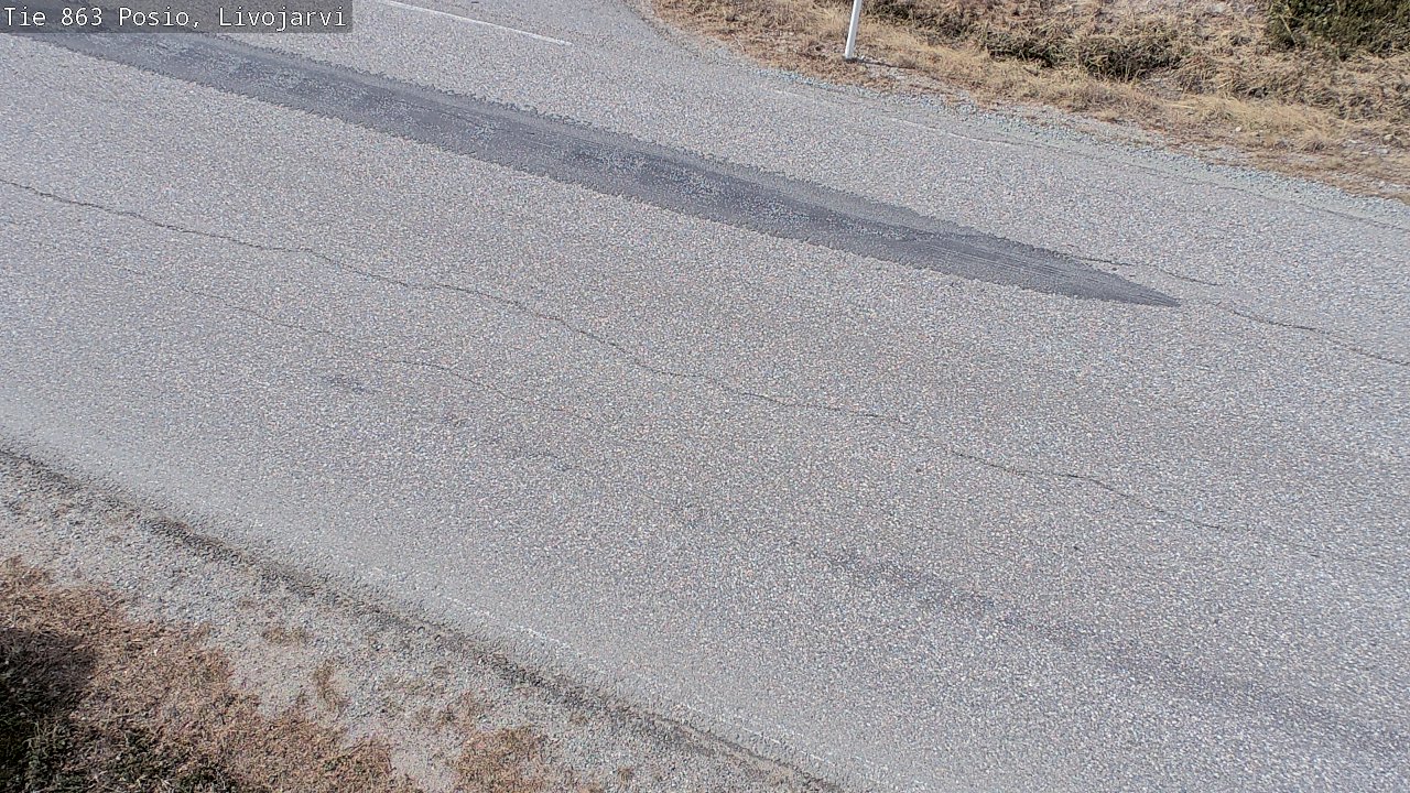 Weather Camera Image Road 863 Livojärvi, Posio, Lappi