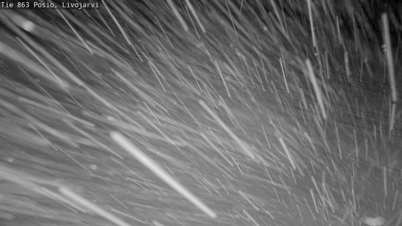 Weather Camera Image Road 863 Livojärvi, Posio, Lappi