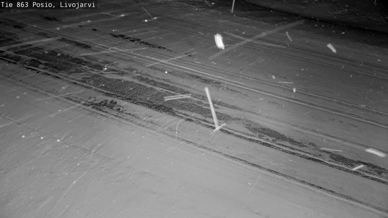 Weather Camera Image Road 863 Livojärvi, Posio, Lappi