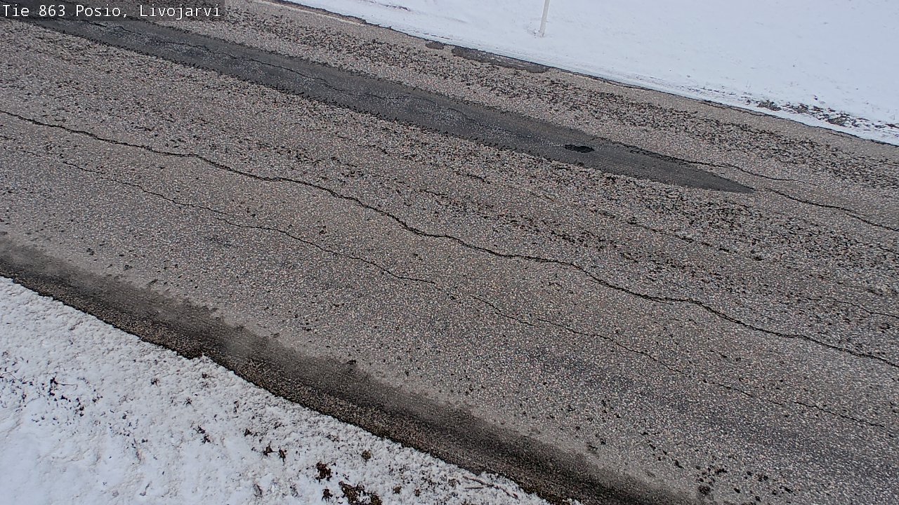 Weather Camera Image Road 863 Livojärvi, Posio, Lappi