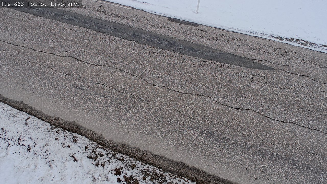 Weather Camera Image Road 863 Livojärvi, Posio, Lappi