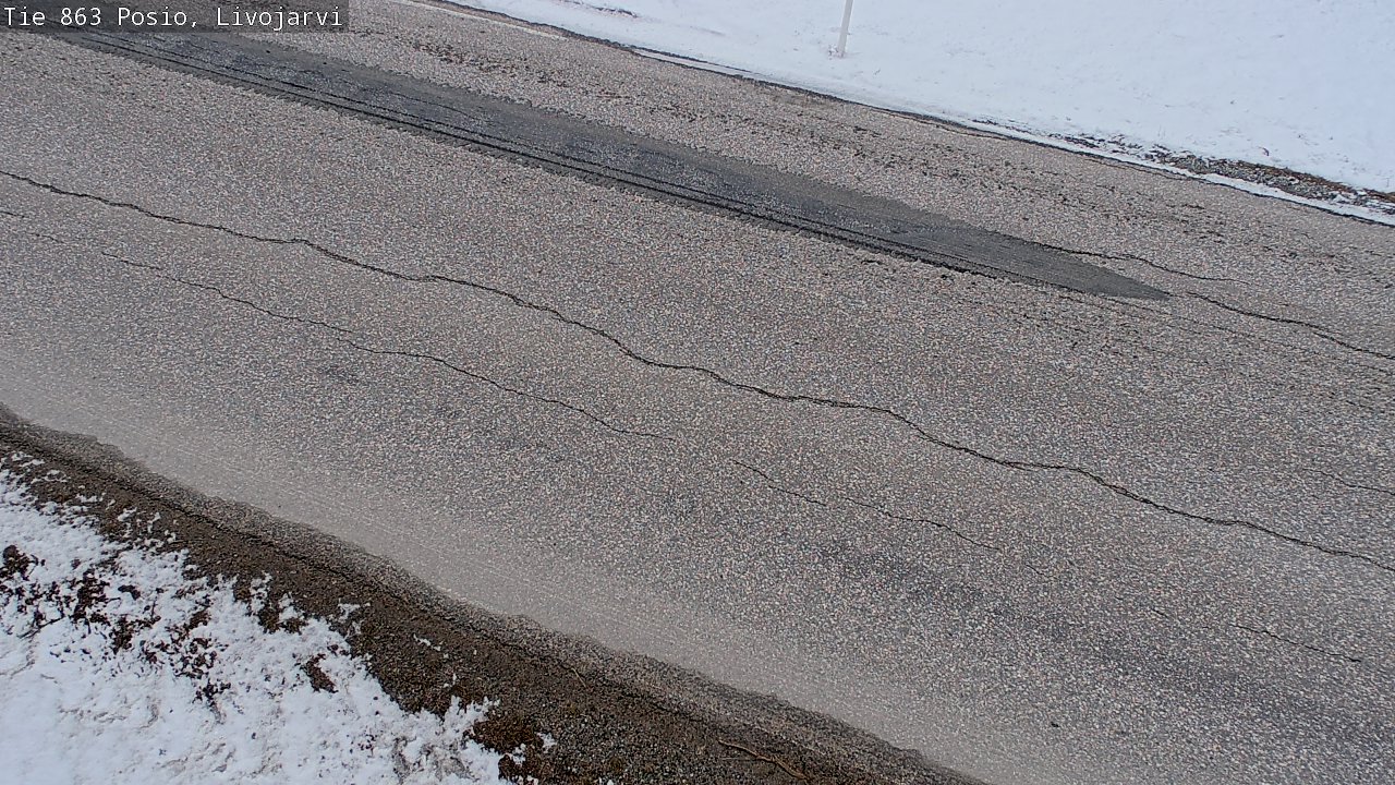 Weather Camera Image Road 863 Livojärvi, Posio, Lappi