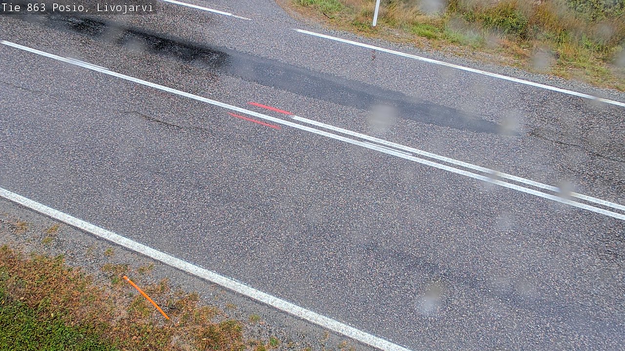 Weather Camera Image Väg 863 Livojärvi, Posio, Lappi
