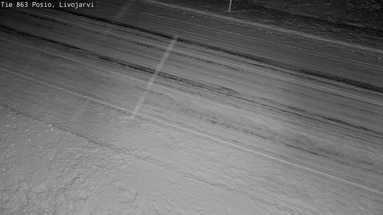 Weather Camera Image Road 863 Livojärvi, Posio, Lappi