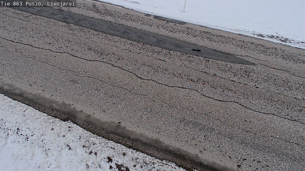 Weather Camera Image Väg 863 Livojärvi, Posio, Lappi