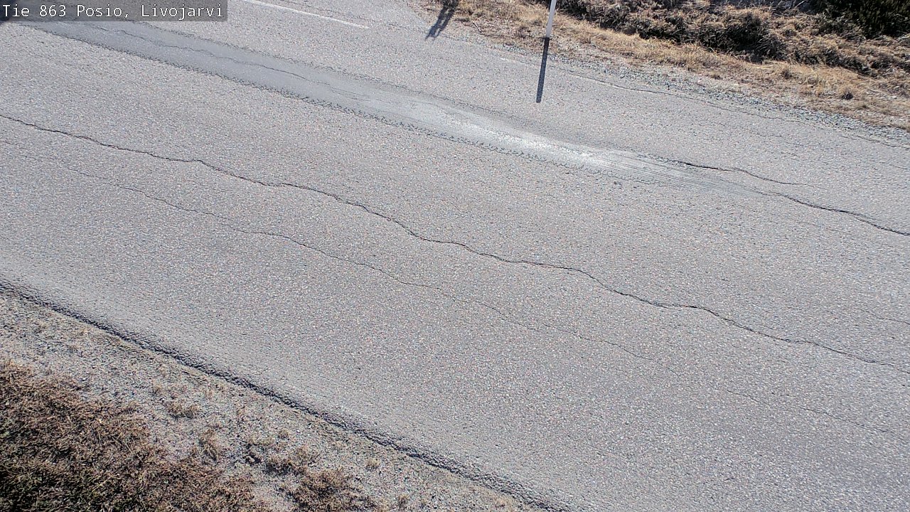 Weather Camera Image Road 863 Livojärvi, Posio, Lappi