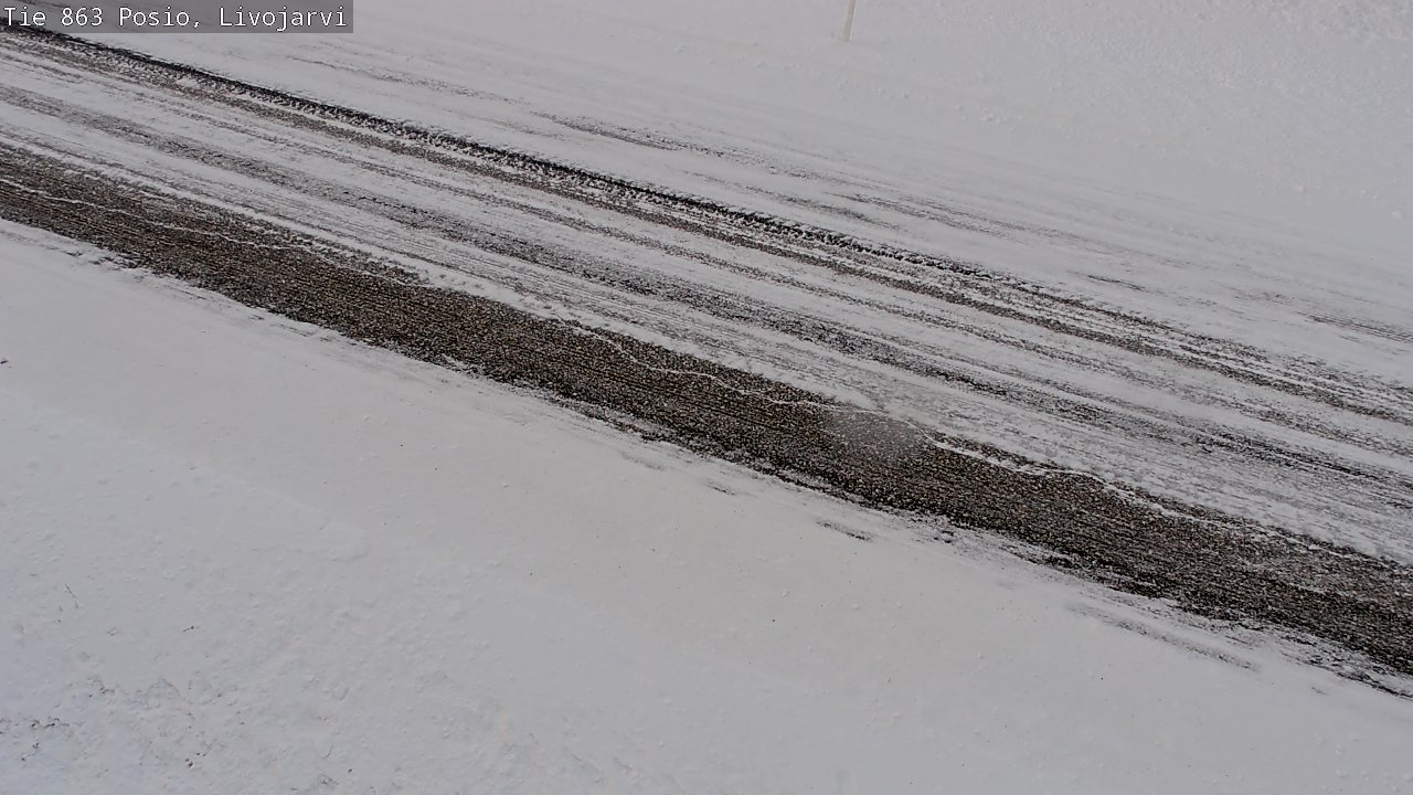 Weather Camera Image Road 863 Livojärvi, Posio, Lappi