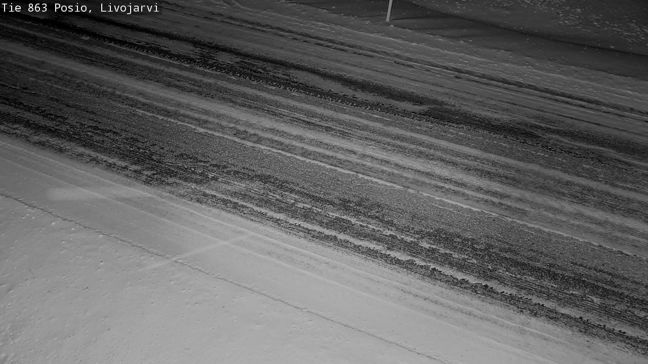 Weather Camera Image Road 863 Livojärvi, Posio, Lappi