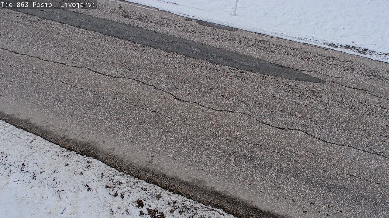 Weather Camera Image Road 863 Livojärvi, Posio, Lappi