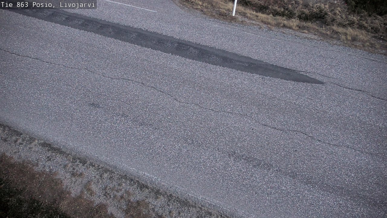 Weather Camera Image Road 863 Livojärvi, Posio, Lappi