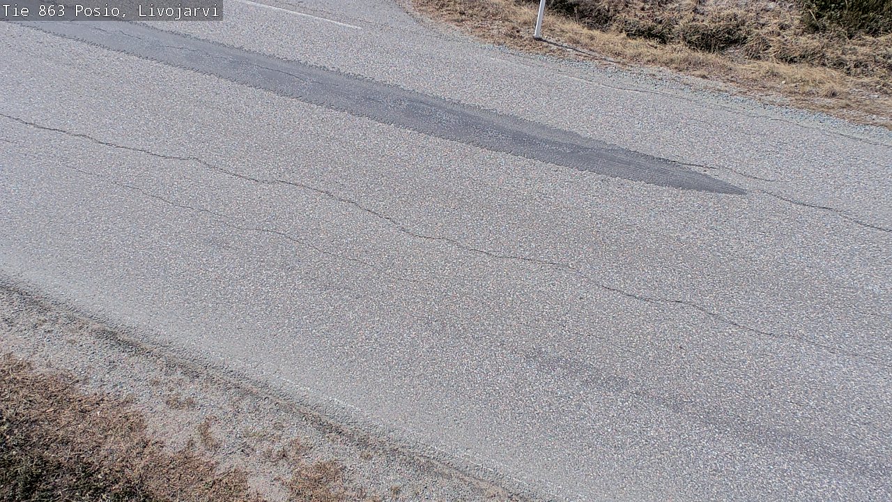 Weather Camera Image Road 863 Livojärvi, Posio, Lappi
