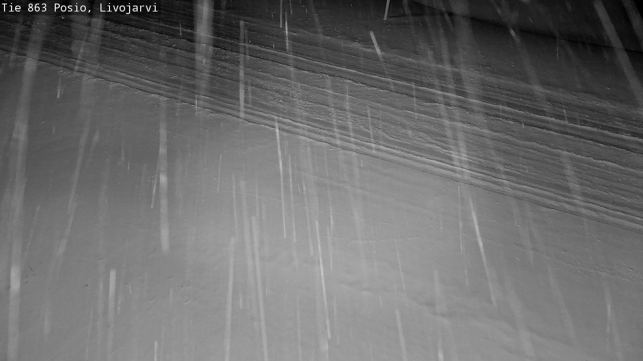 Weather Camera Image Road 863 Livojärvi, Posio, Lappi