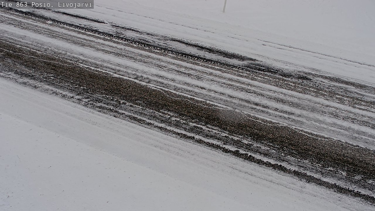 Weather Camera Image Road 863 Livojärvi, Posio, Lappi