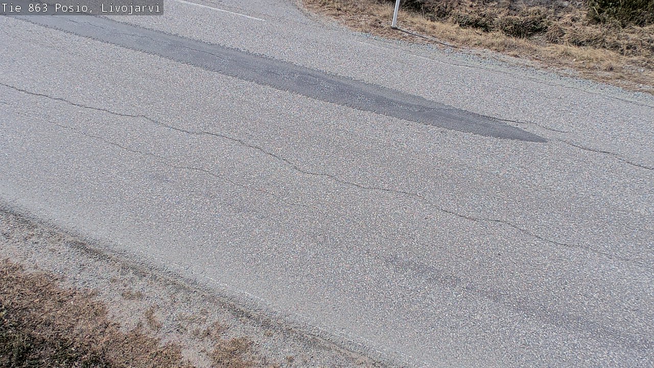 Weather Camera Image Road 863 Livojärvi, Posio, Lappi